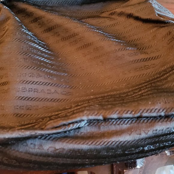 PRADA Black Nylon and Leather Crossbody Shoulder Bag Purse/ Good Condition - Picture 12 of 15